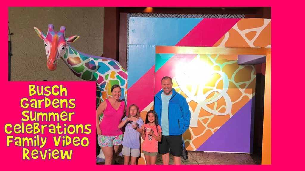 Busch Gardens Summer Celebration Family Video Review 2022