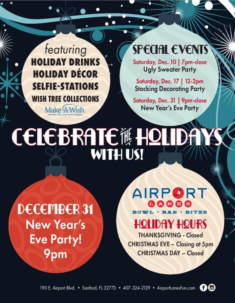 December Events at Airport Lanes
