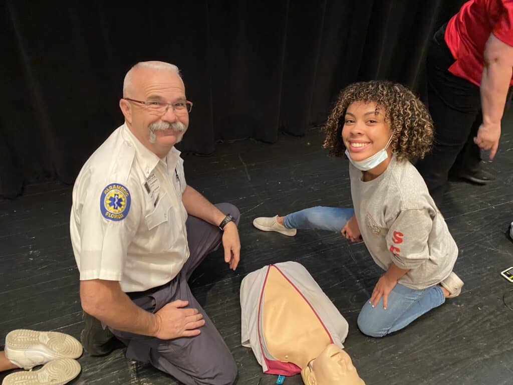 Seminole County Fire Department Teaches CPR to Students