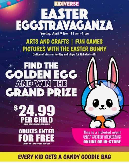 Easter Eggstravaganza at Kidiverse 2023