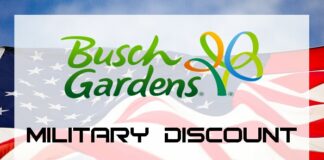 busch gardens military discount