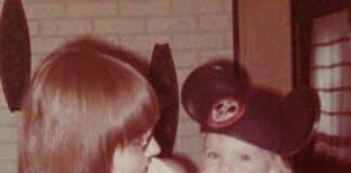 disney with mom 1974