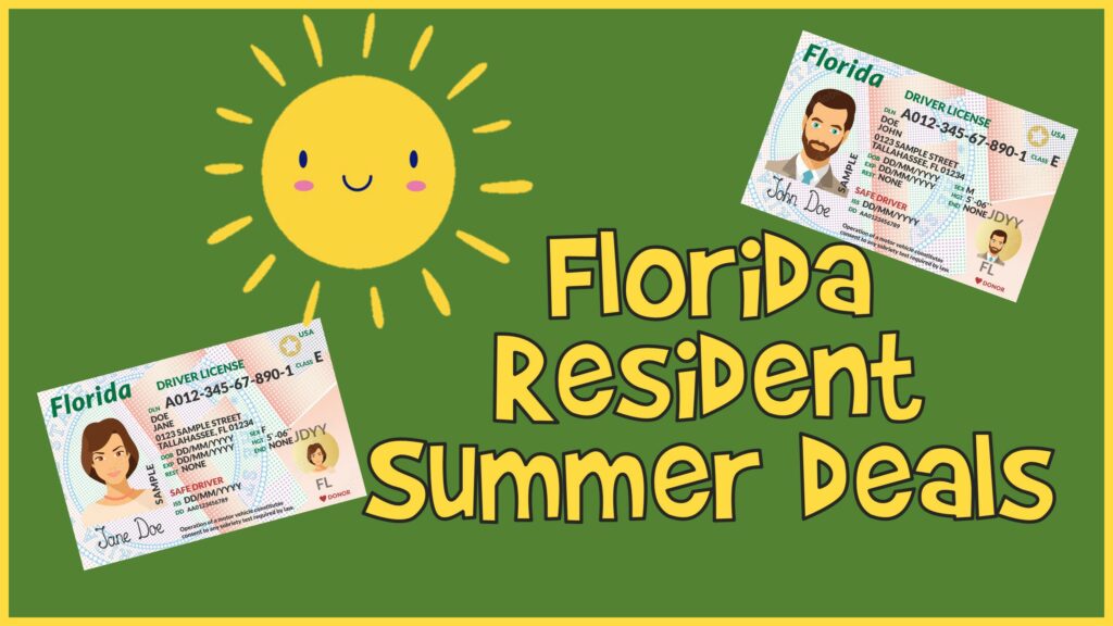 Florida Resident Summer Deals 2023