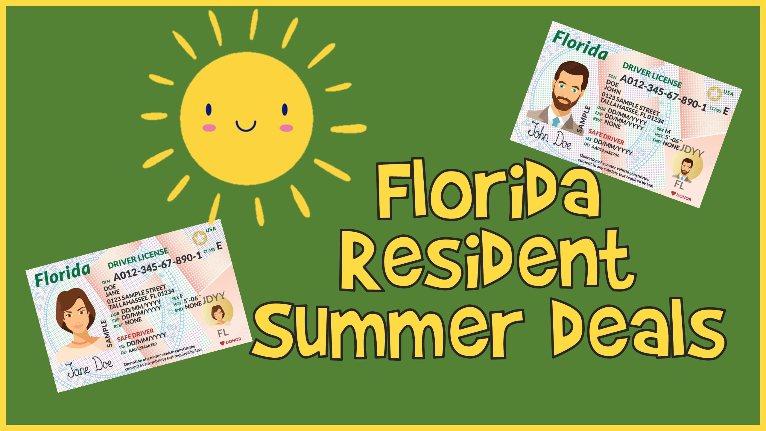 Florida Resident Summer Savings on Attractions and Entertainment