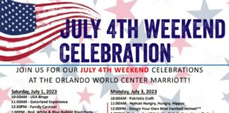 Orlando World Center Marriott Fourth of July