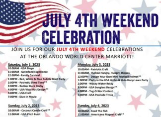 Orlando World Center Marriott Fourth of July