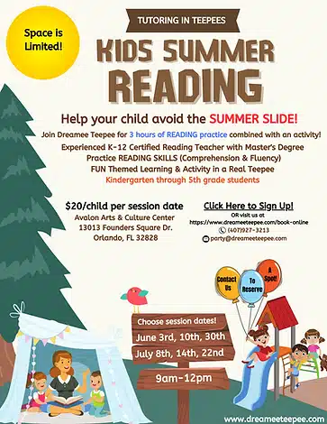 Summer Reading Flyer with Link