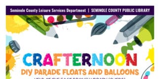 01 Library Crafternooon DIY Parade floats and balloons Flyer