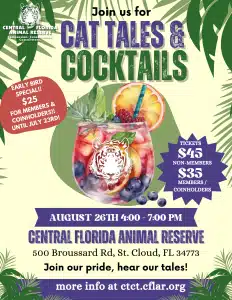 Cat Tales Cocktails Invite Flyer Early Bird FINAL