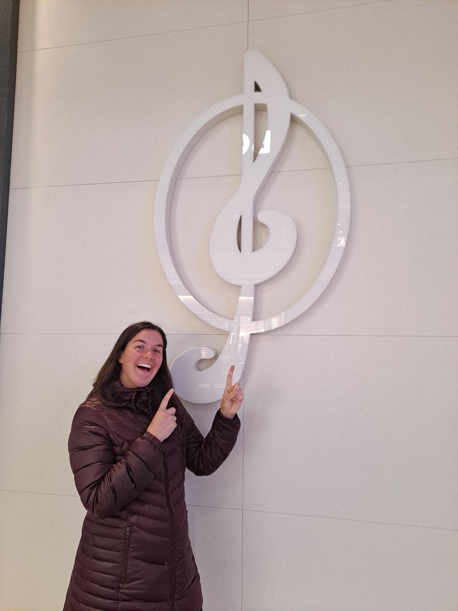 Treble Clef in an Airport!