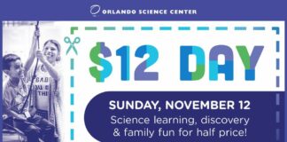 Orlando Science Center $12 day