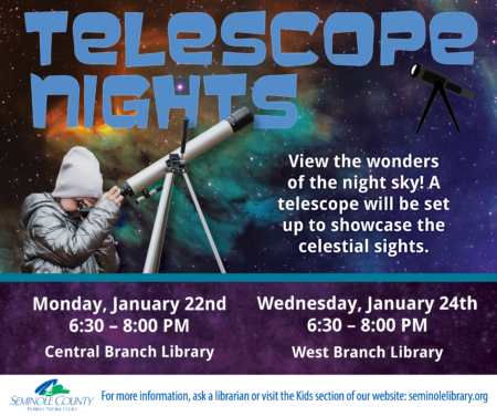 74 Library Telescope Nights Post
