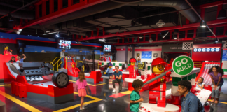 Interior Play Area LEGO® Ferrari Build Race Experience Coming Spring 2024 to LLFR