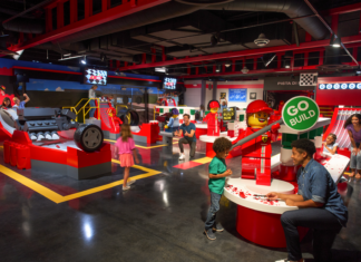 Interior Play Area LEGO® Ferrari Build Race Experience Coming Spring 2024 to LLFR