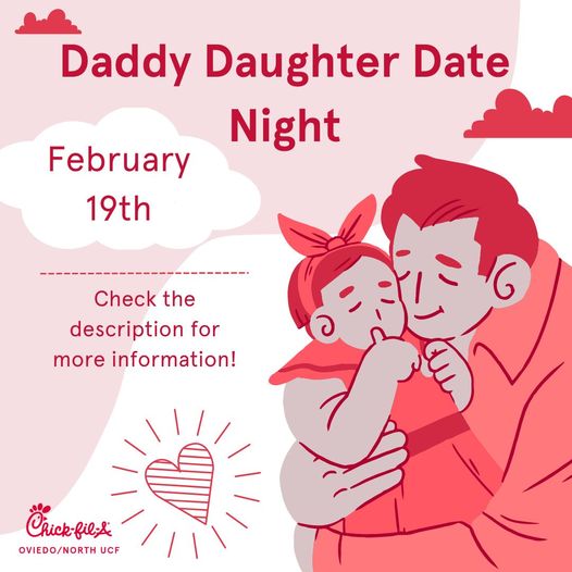 Chick fil A Daddy Daughter Date Night